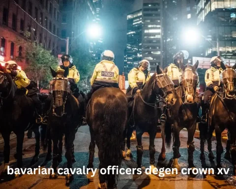 bavarian cavalry officers degen crown xv