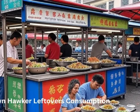 Chinatown Hawker Leftovers Consumption